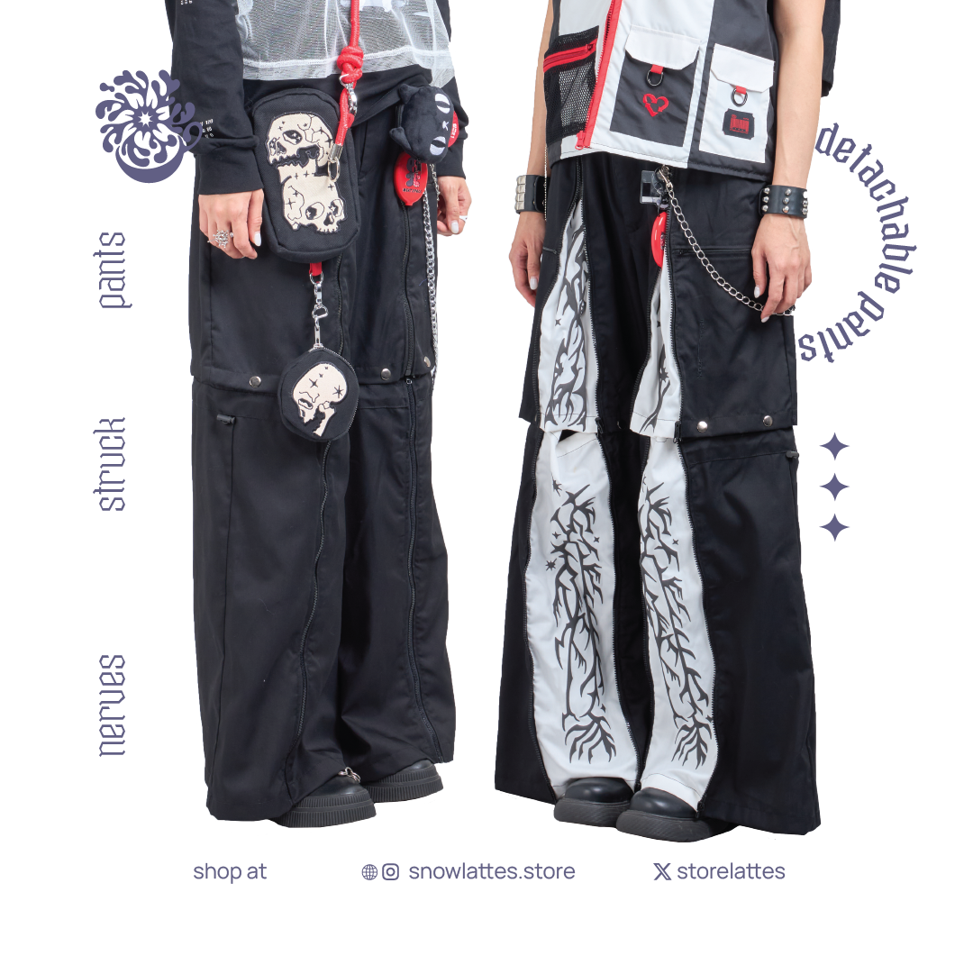 Nerve Struck Detachable Pants