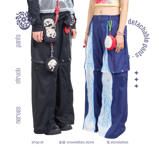 Nerve Struck Detachable Pants