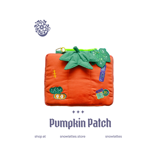 Pumpkin Patch Tablet Sleeve Cover 14" 🎃