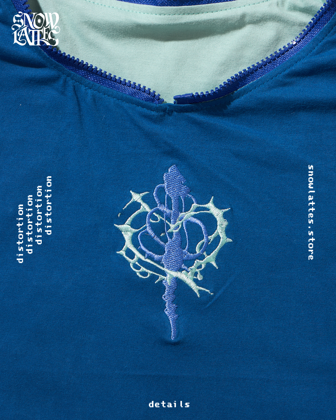 Sea Helix Sleeveless Hoodie