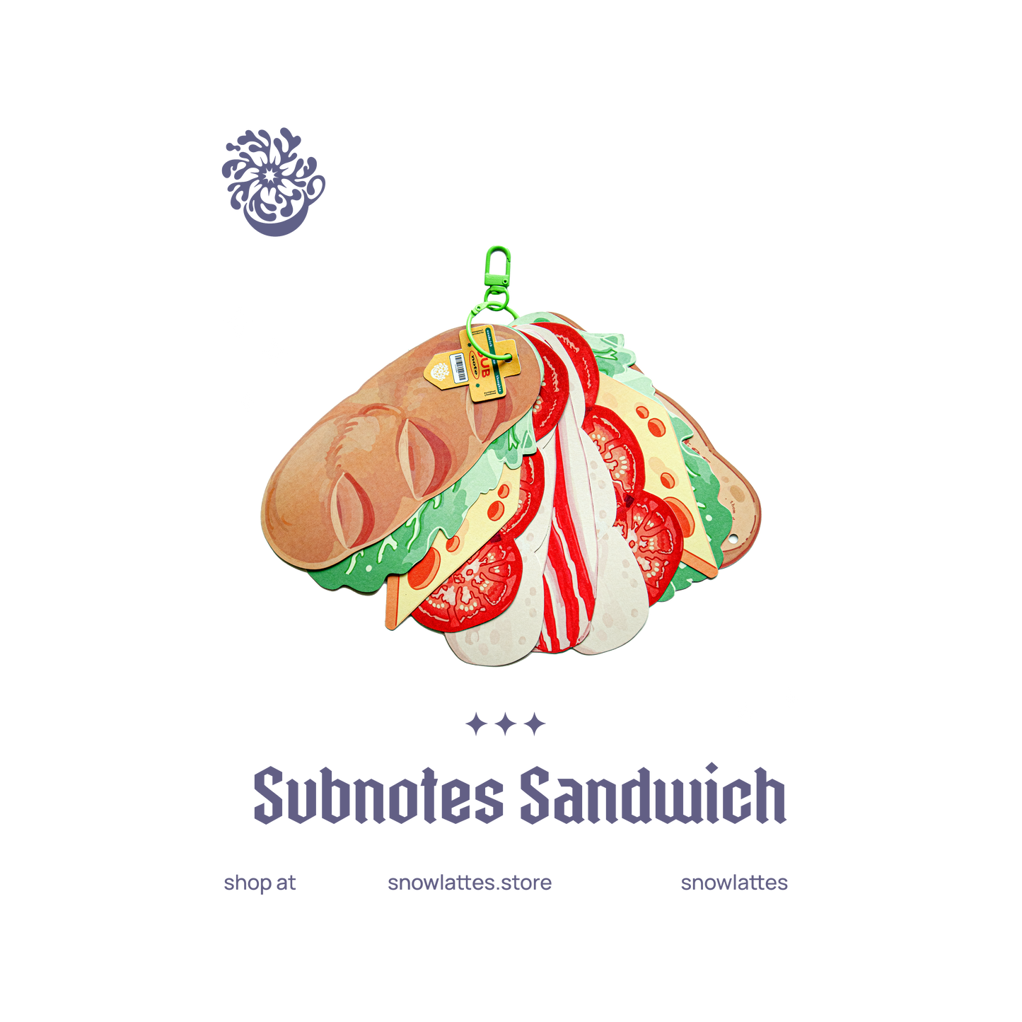 Subnotes Sandwich Memopad 🌯