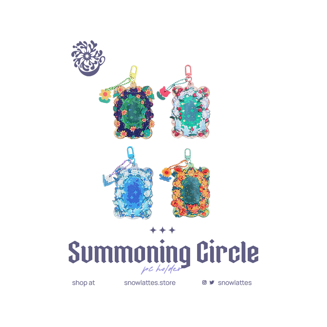 Summoning Circle Photo Card Holder