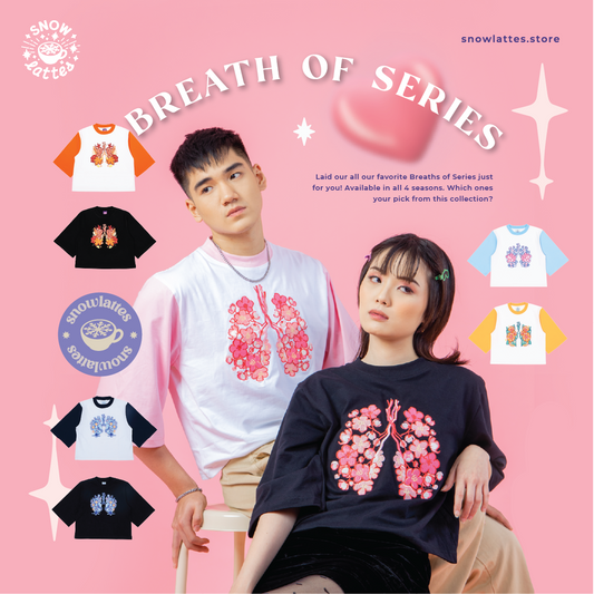【B-Grade 】 Breath of Seasons Crop Tee Series