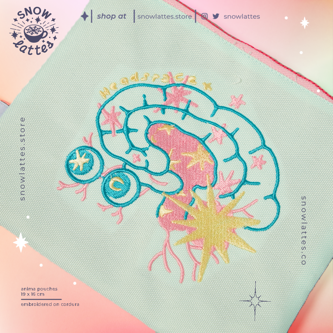 Anima Embroidery Pouches