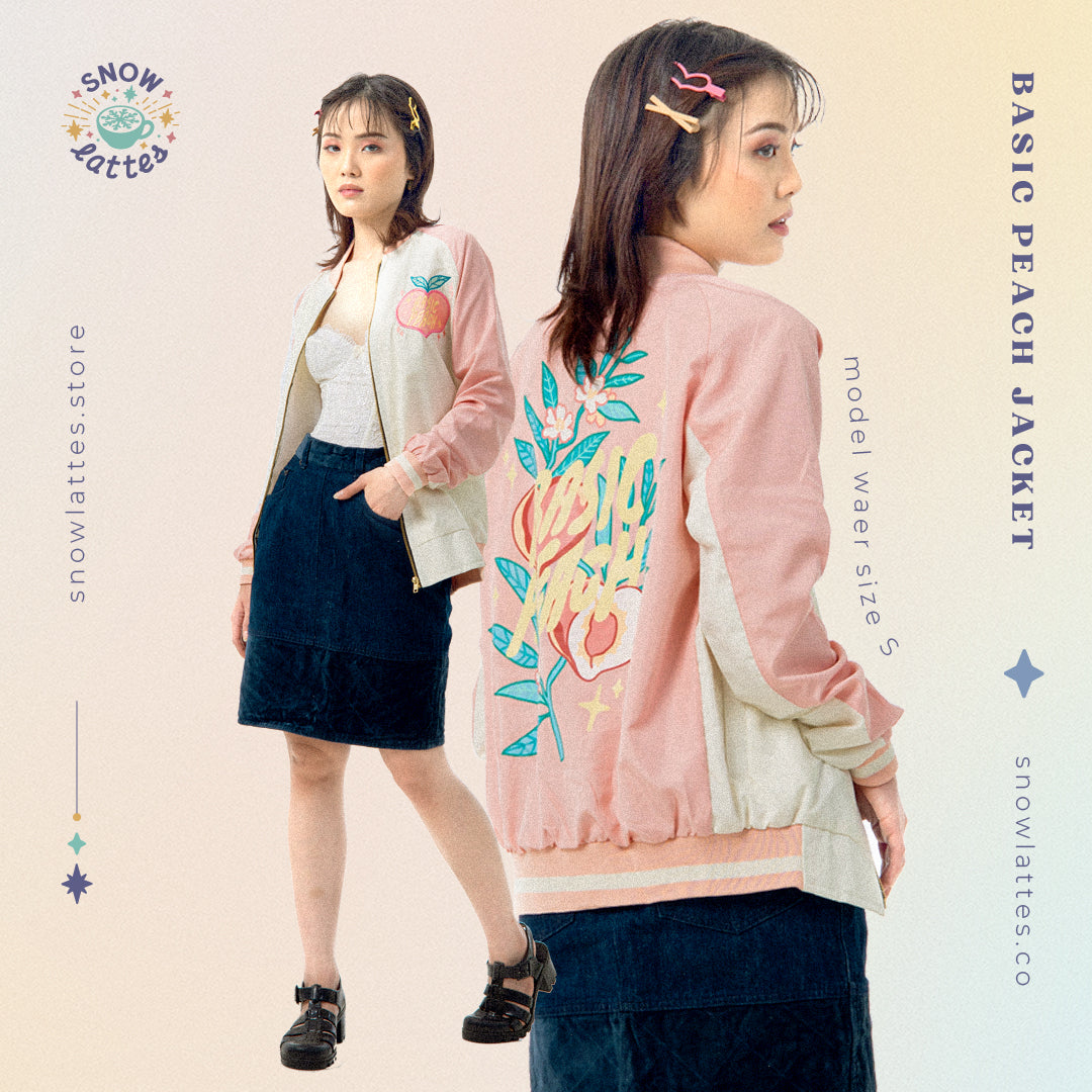 Basic Peach - Varsity Jacket