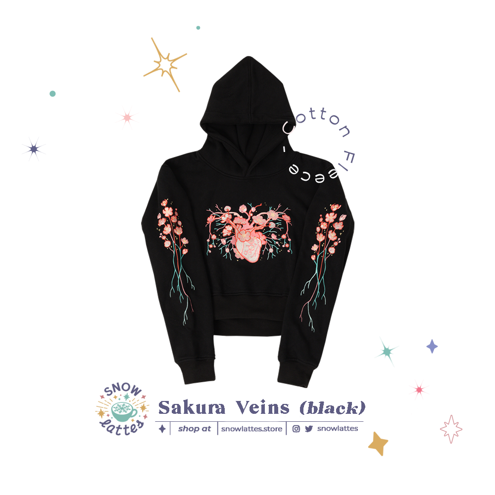 Sakura Veins Hoodie