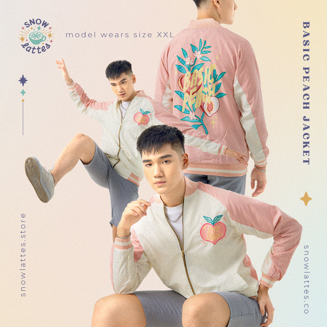 Basic Peach - Varsity Jacket