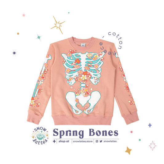 Spring Bones Sweater - PINK