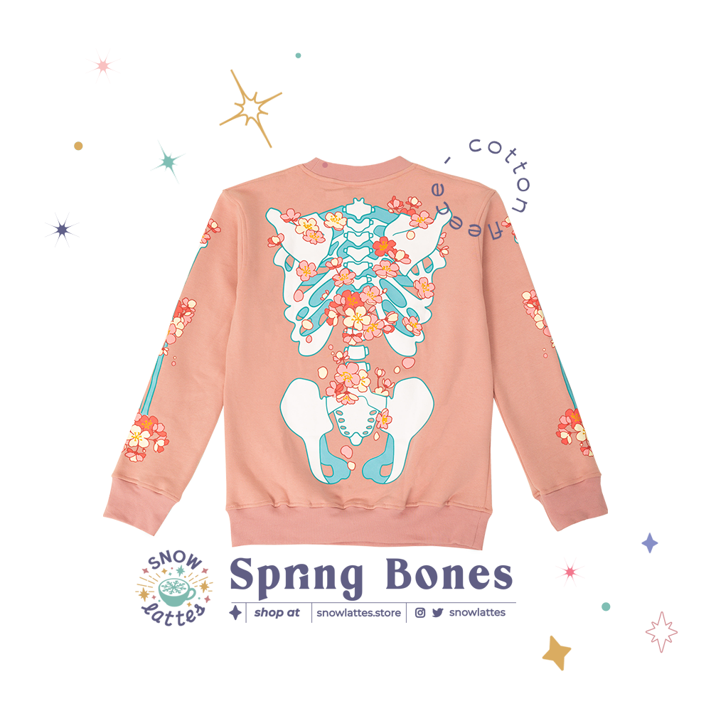 Spring Bones Sweater - PINK