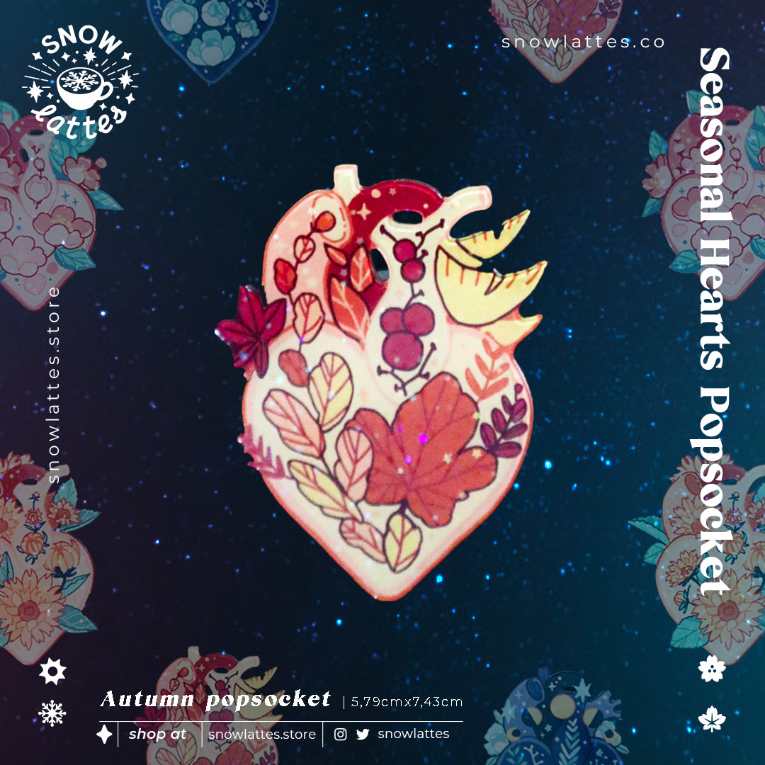 Seasonal Hearts Popsocket