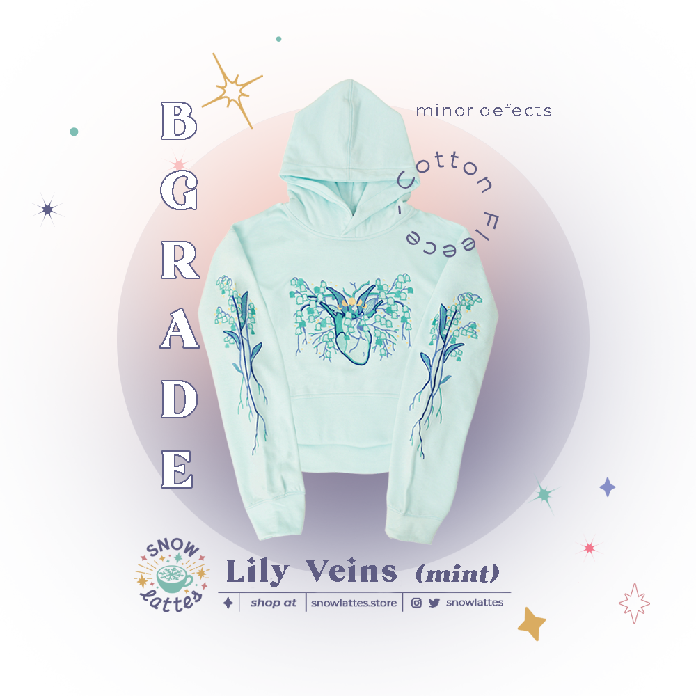 B-Grade Lily Veins Hoodie