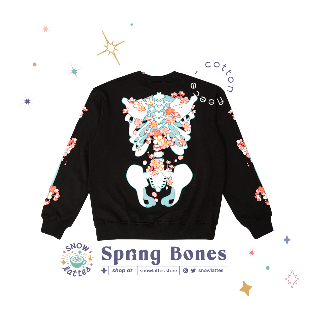 Spring Bones Sweater - BLACK