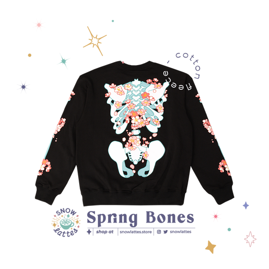 Spring Bones Sweater - BLACK