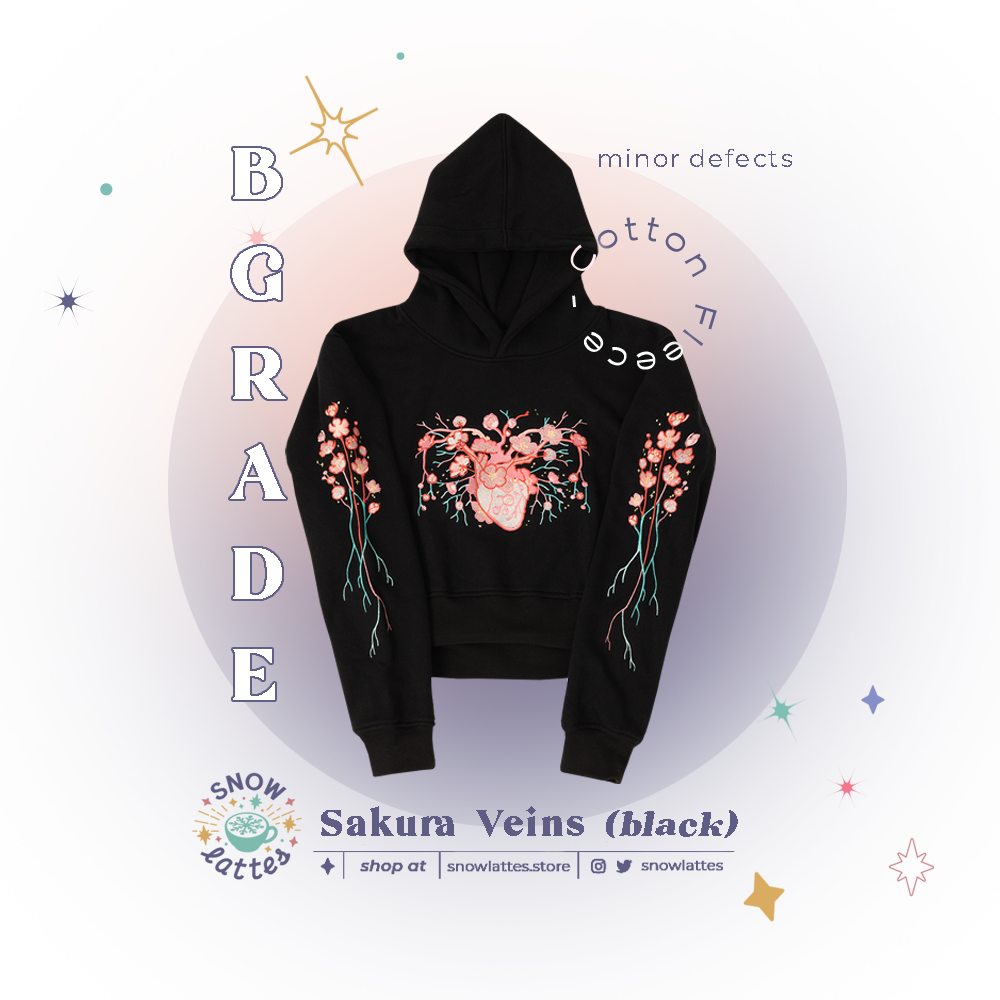【B-Grade 】 Sakura Veins Hoodie