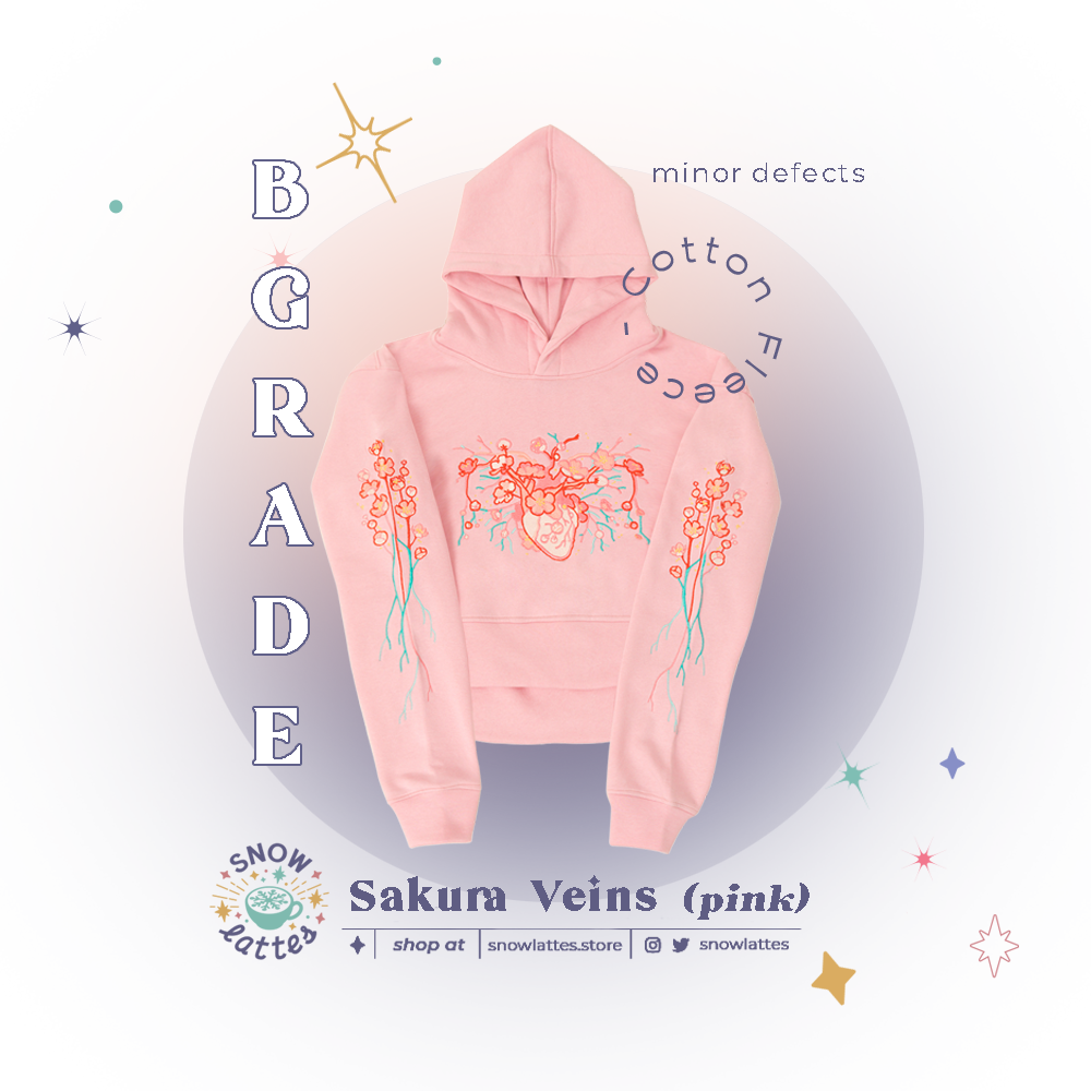 【B-Grade 】 Sakura Veins Hoodie