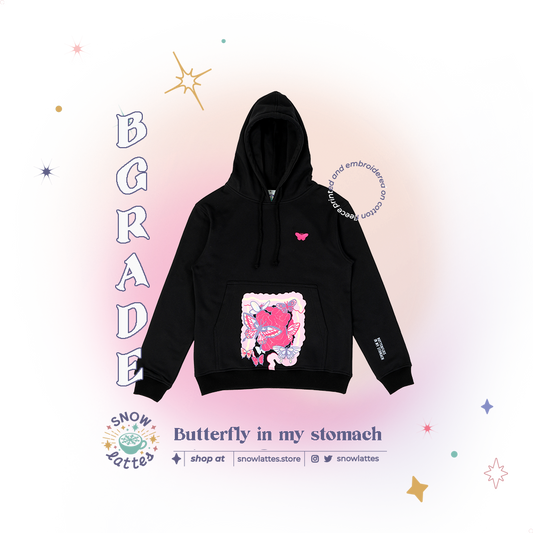 【B-Grade 】 Butterfly in My Stomach Hoodie