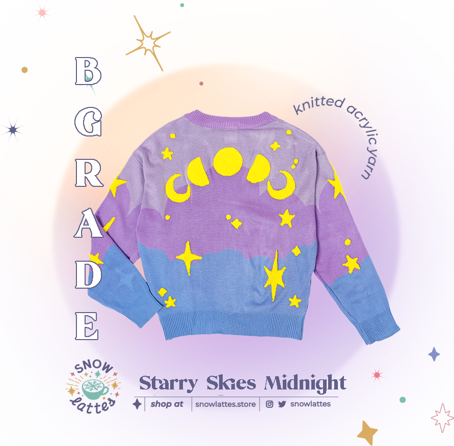 【B-Grade】 Starry Skies Knit Cardigan