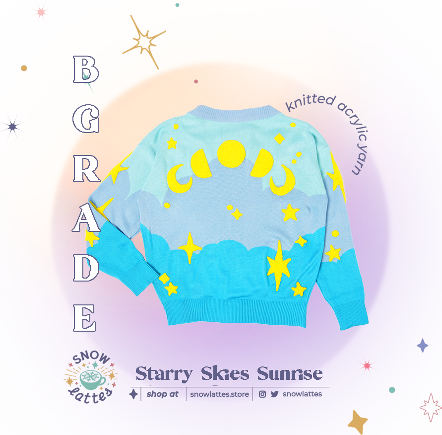 【B-Grade】 Starry Skies Knit Cardigan
