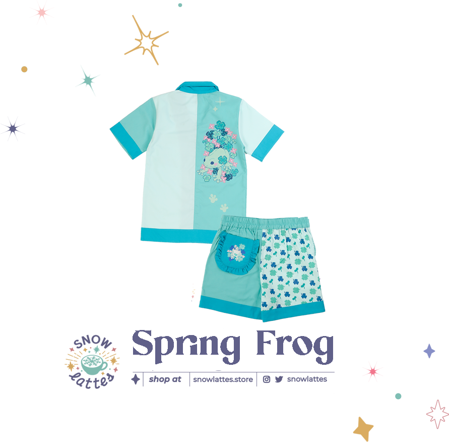 Spring Frog Shirt and Shorts