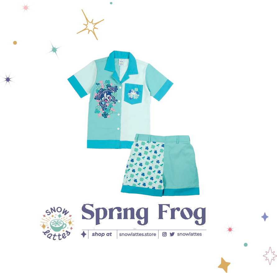 Spring Frog Shirt and Shorts