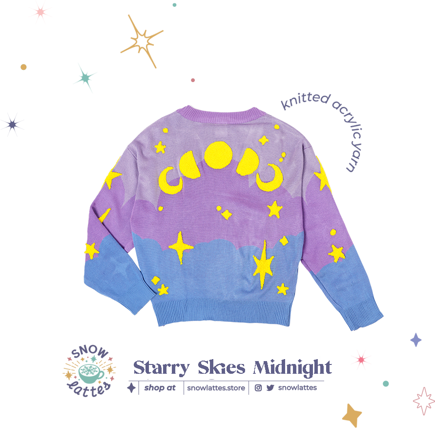 Starry Skies - Crop Cardigan Knits