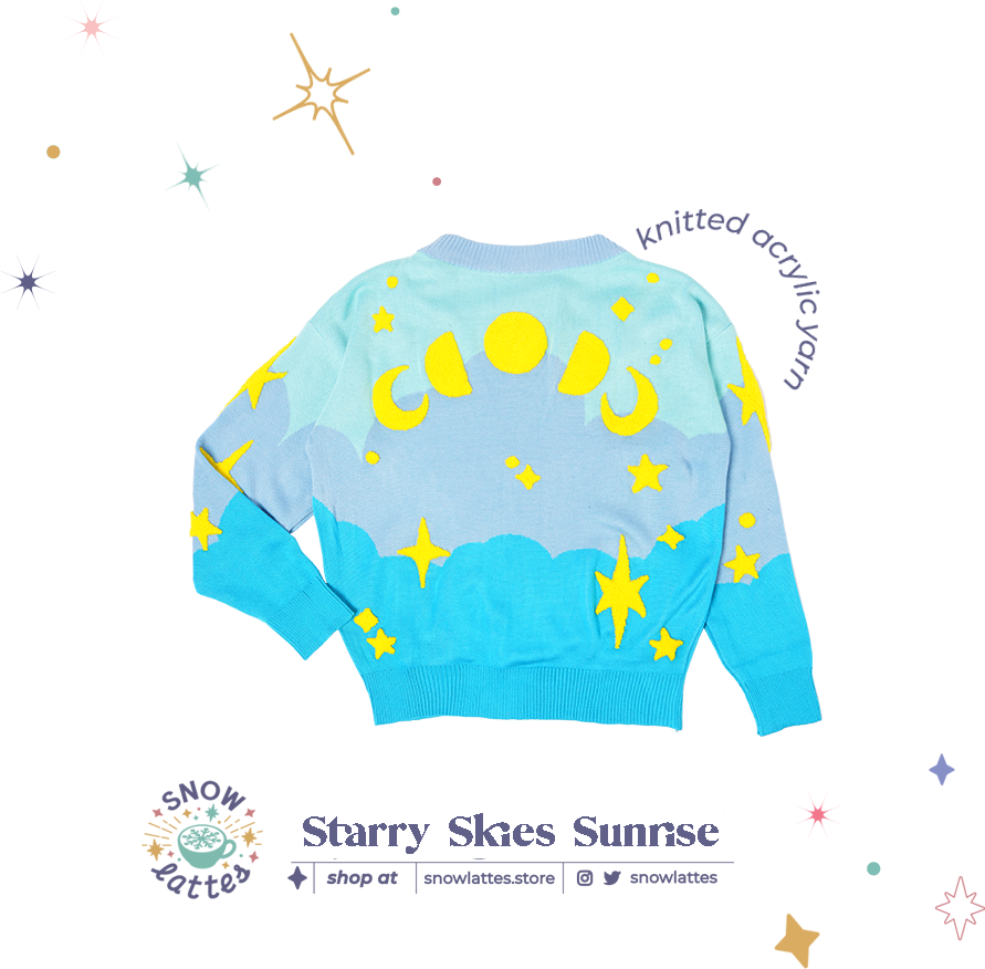 Starry Skies - Crop Cardigan Knits
