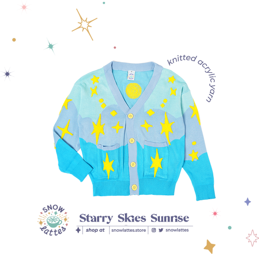 Starry Skies - Crop Cardigan Knits