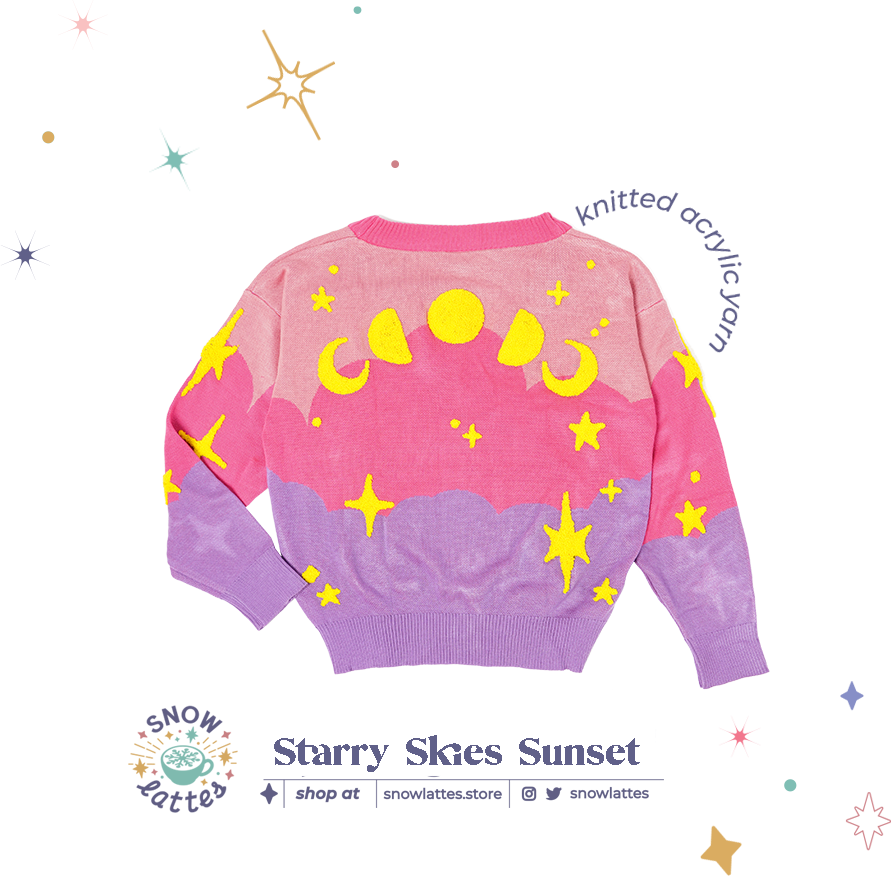 Starry Skies - Crop Cardigan Knits