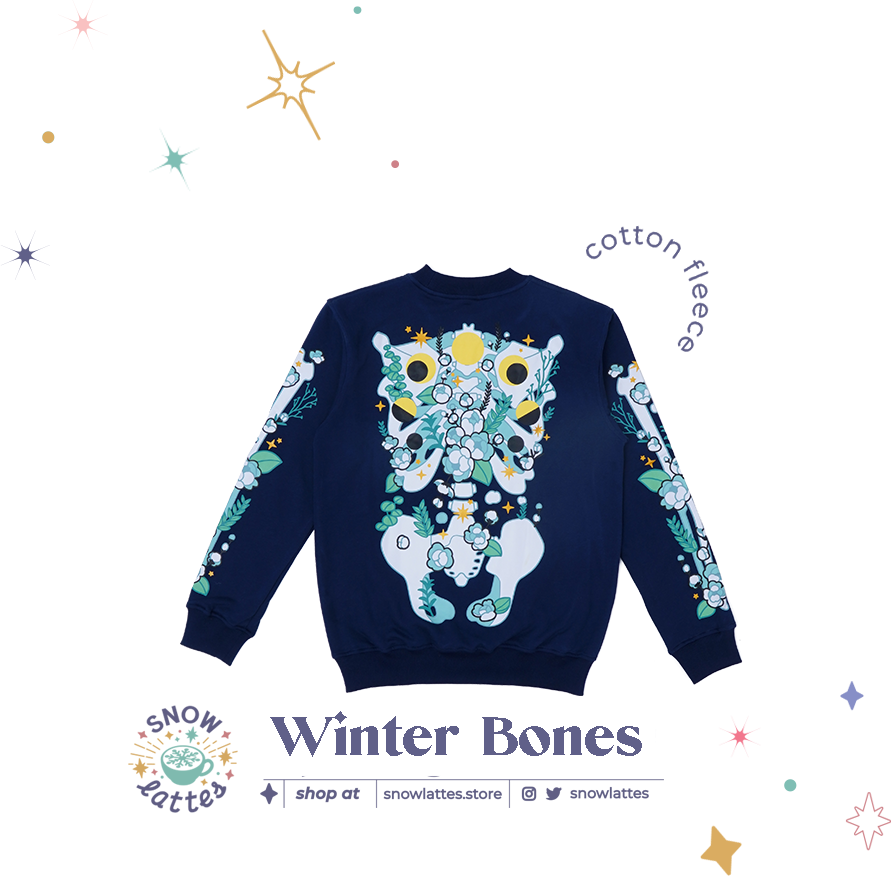 【B-Grade 】 Winter Bones Sweater - Navy
