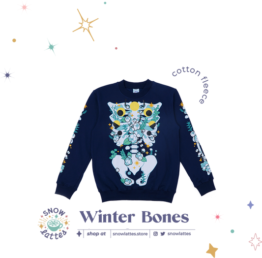 【B-Grade 】 Winter Bones Sweater - Navy