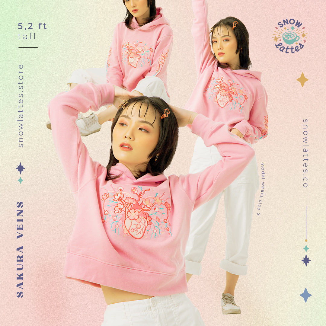 Sakura Veins Hoodie