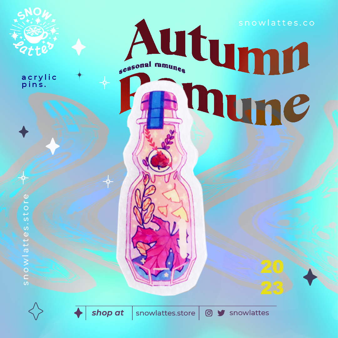 Seasonal Ramune Pins