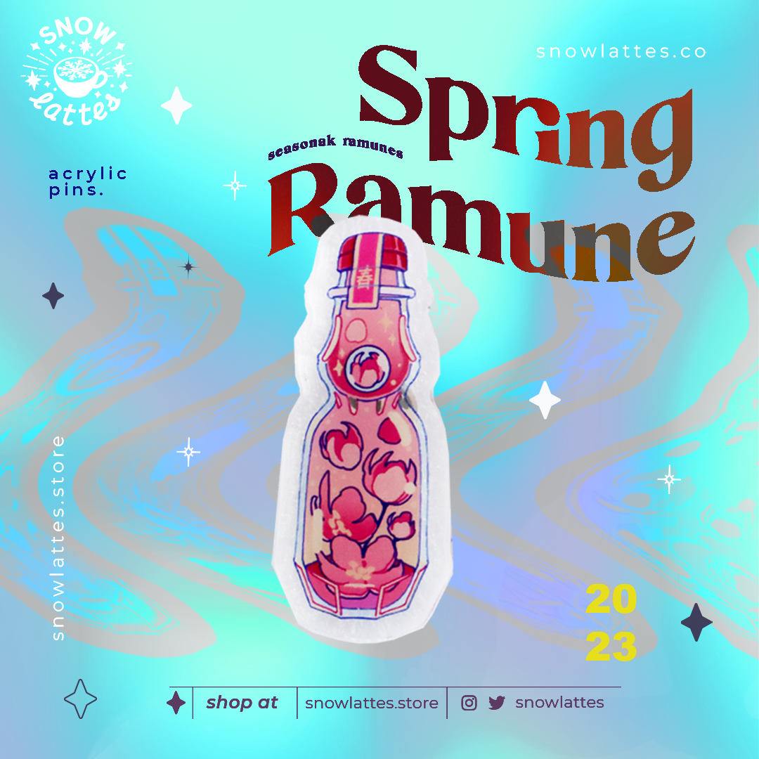 Seasonal Ramune Pins