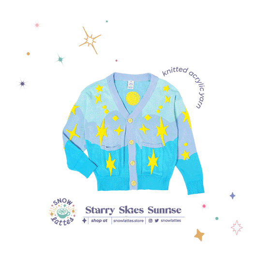 Starry Skies - Crop Cardigan Knits